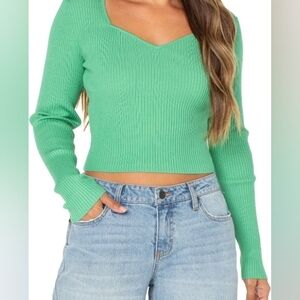 Nwt Ribbed Long Sleeve Womens Top